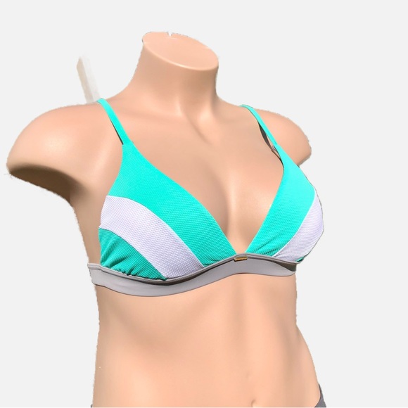 Dkoko Plus Triangle Surfing Athletic Swimsuit Bikini Bathing Suit Top XL - Picture 2 of 11